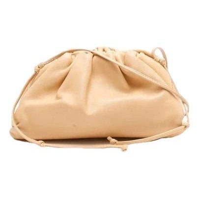 Pouch leather handbag