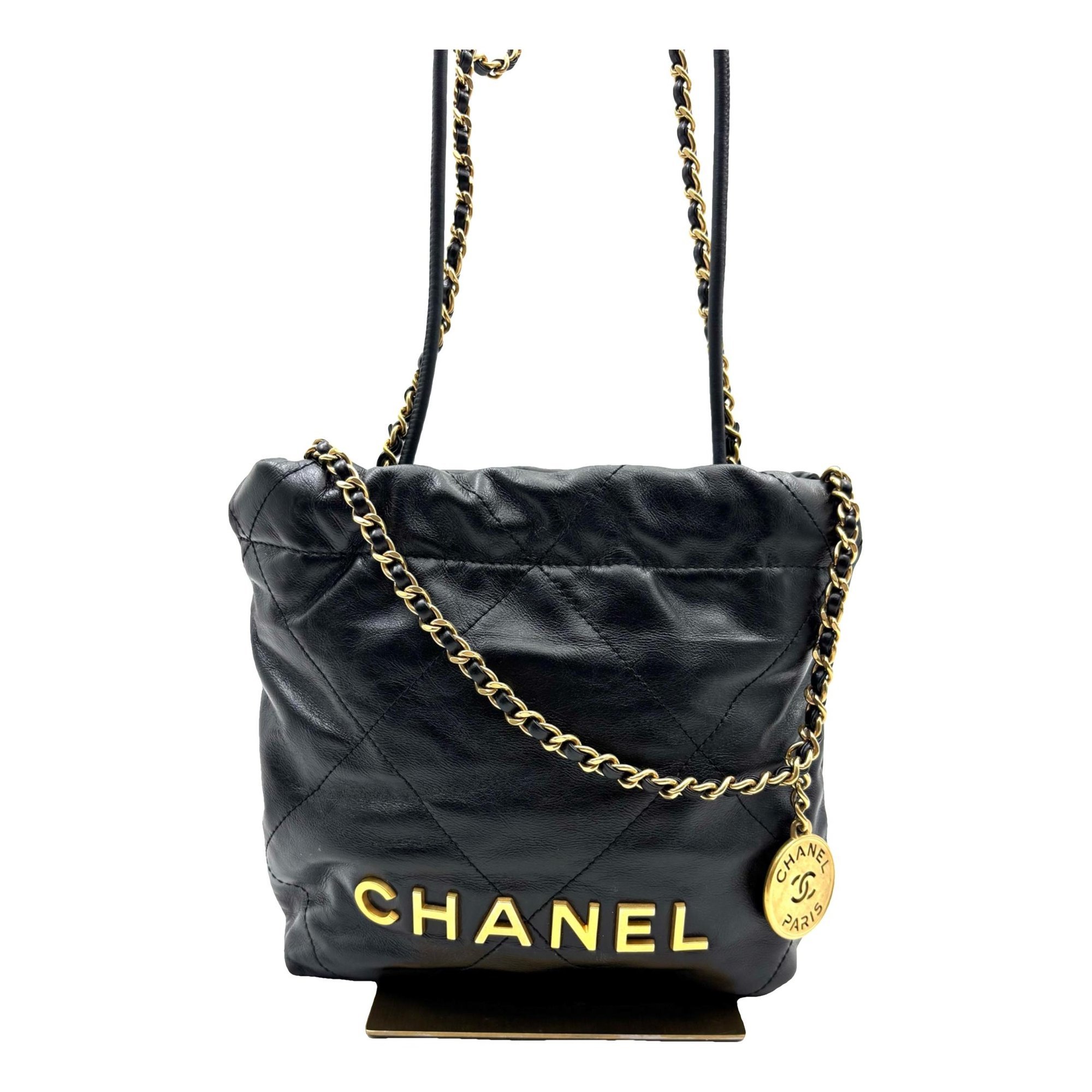 Chanel 22 leather crossbody bag