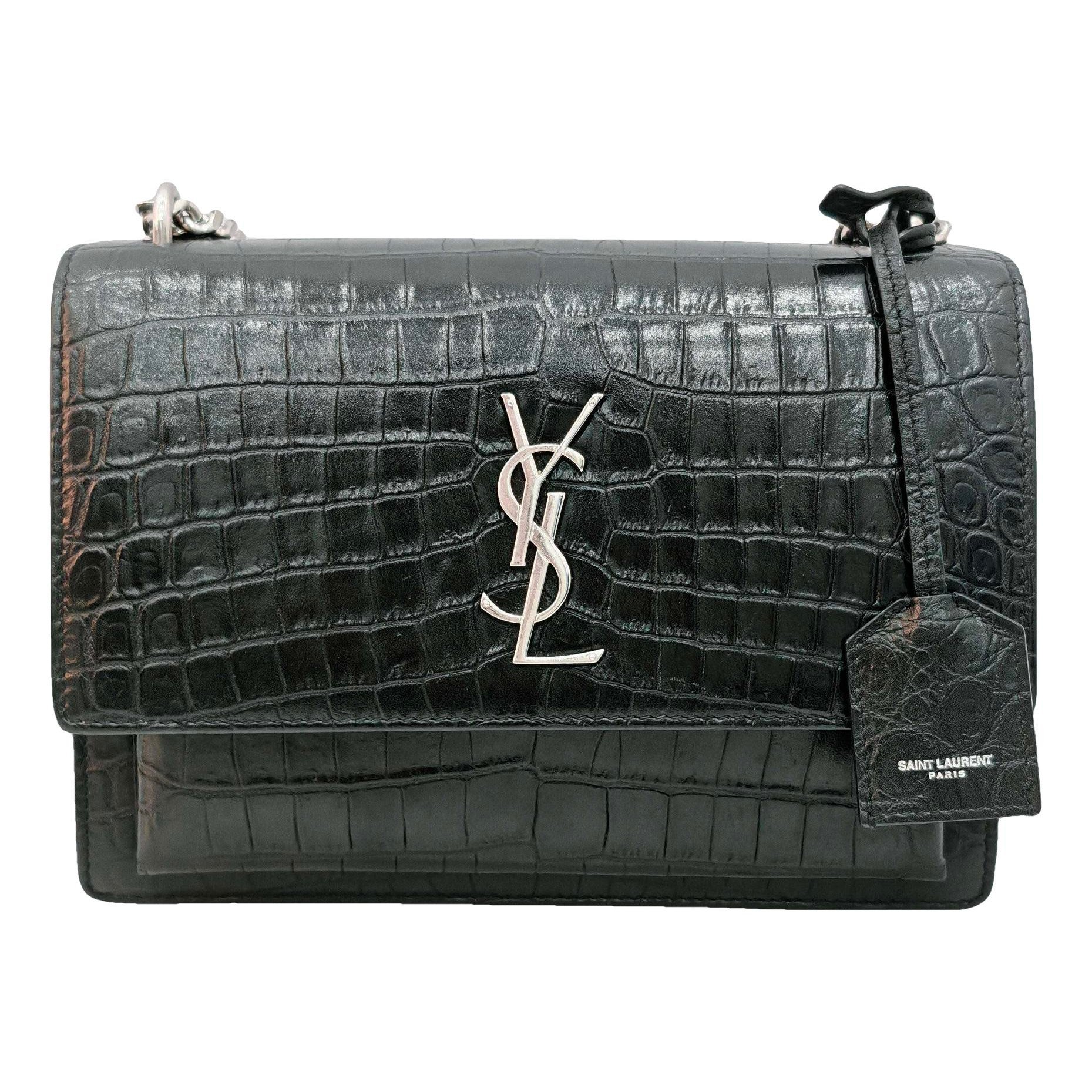 Sunset leather crossbody bag