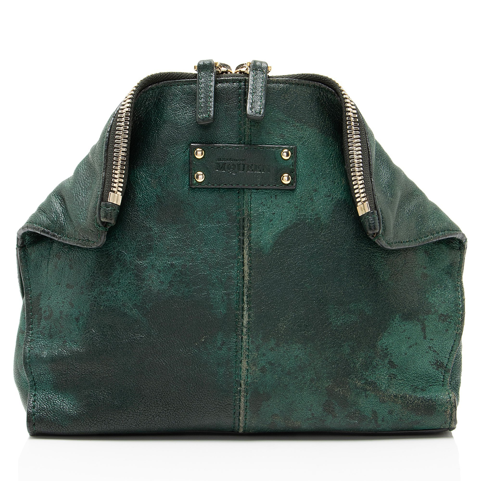 Alexander McQueen Leather vanity case
