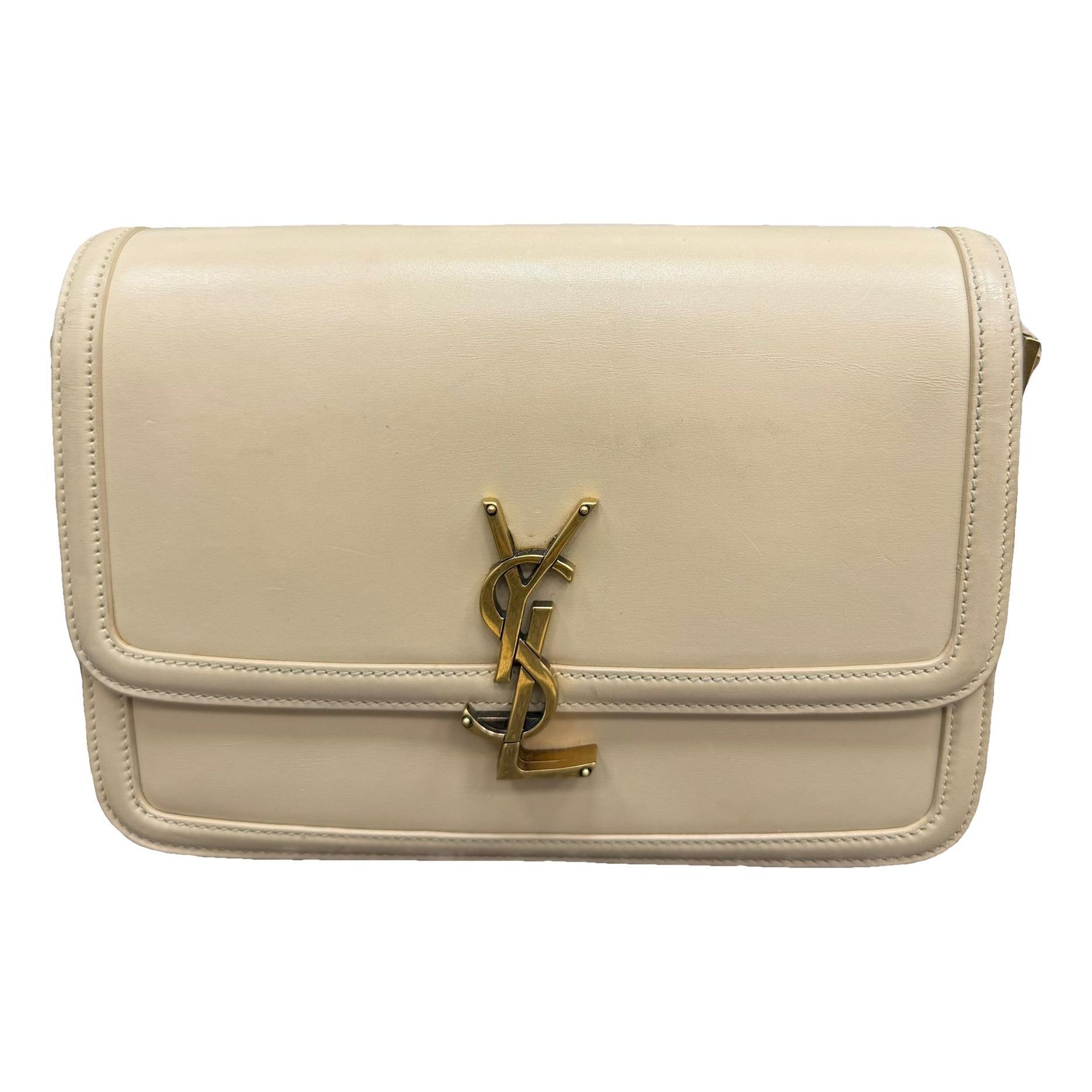 Solférino leather handbag
