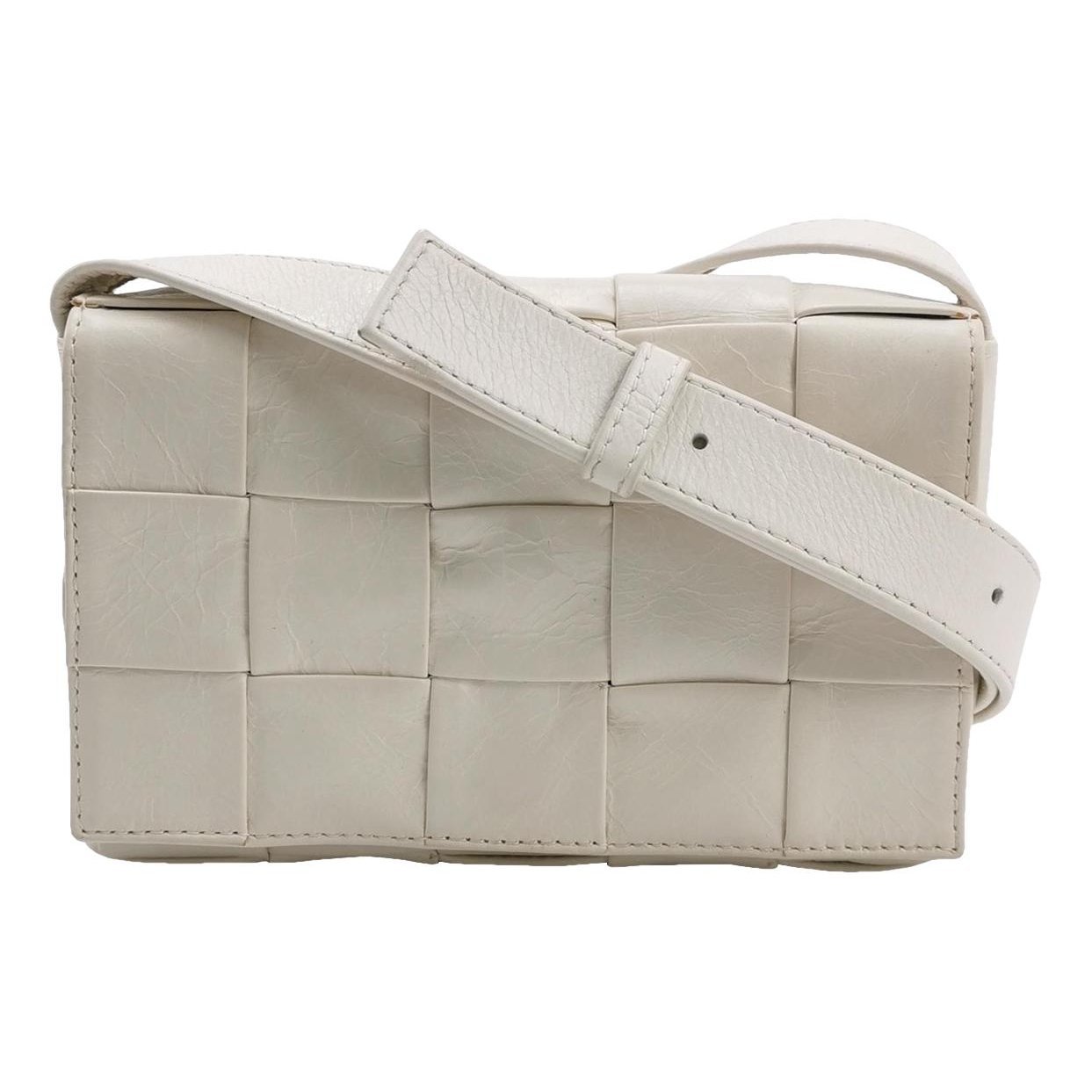 Cassette leather handbag