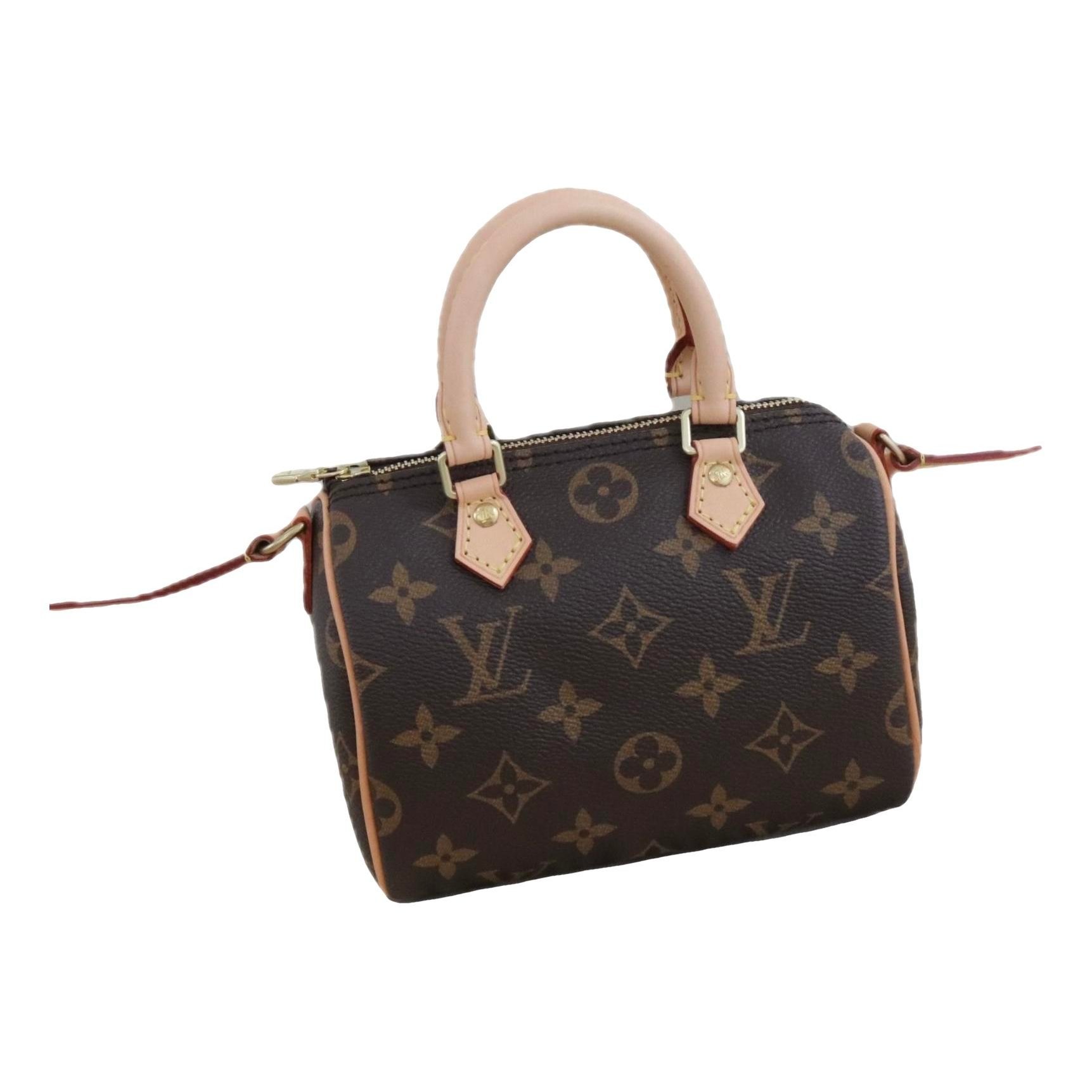 Nano Speedy / Mini HL leather handbag