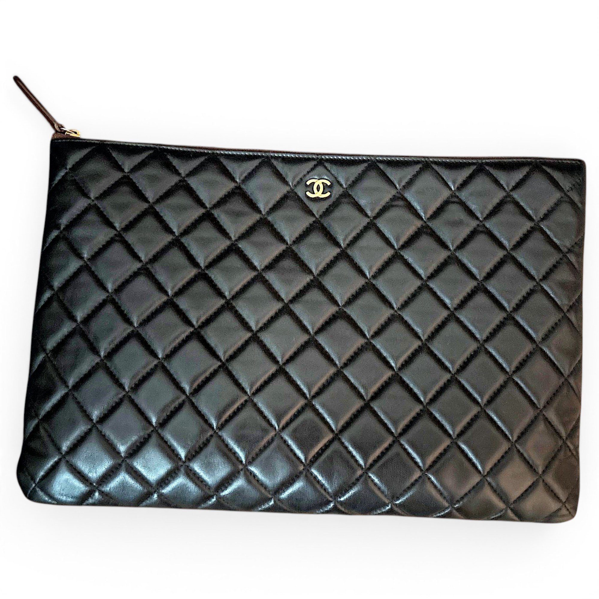 Timeless/Classique leather clutch bag