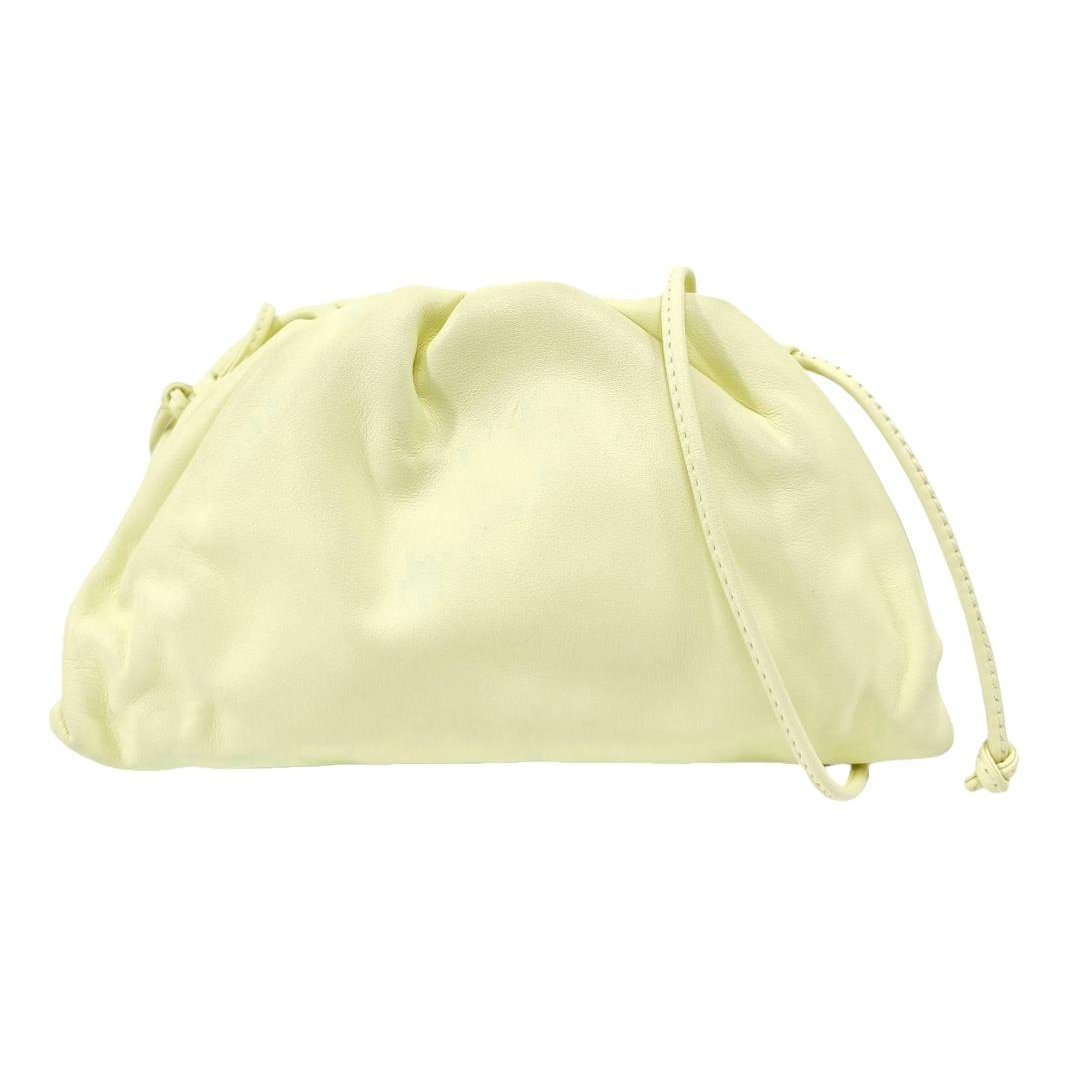 Pouch leather handbag