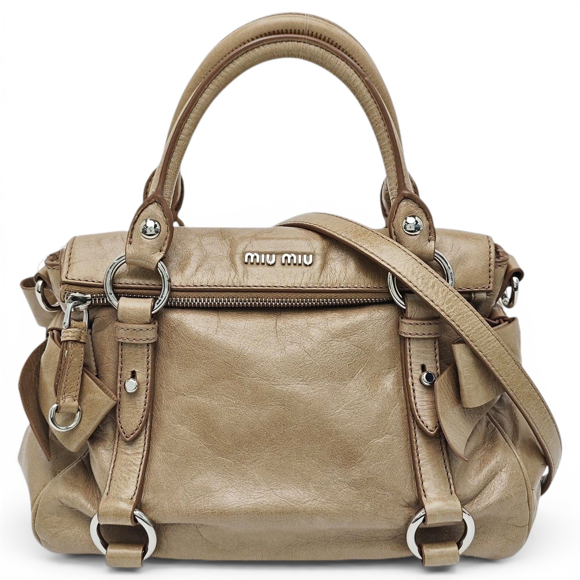 Vitello leather handbag