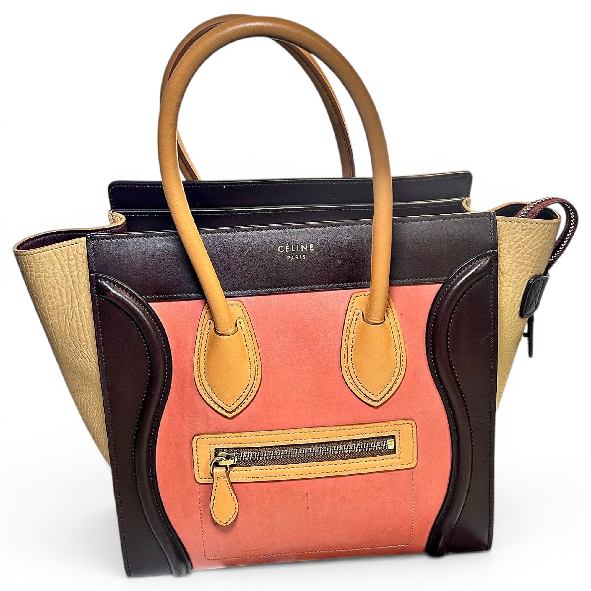 Luggage leather handbag