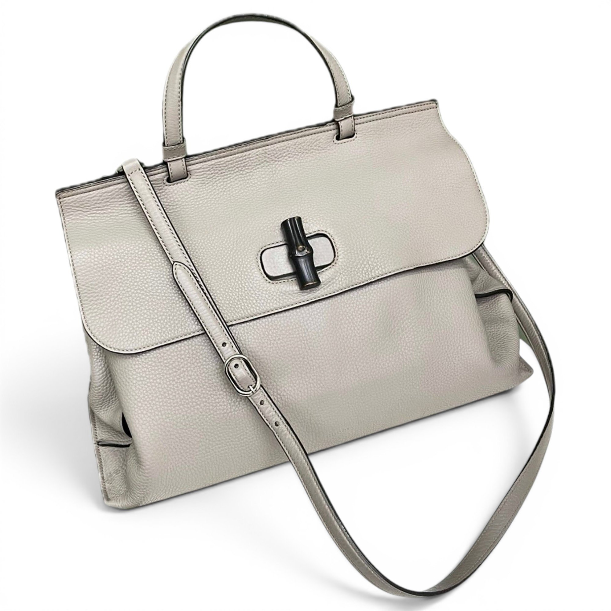 Bamboo Daily Top Handle leather handbag