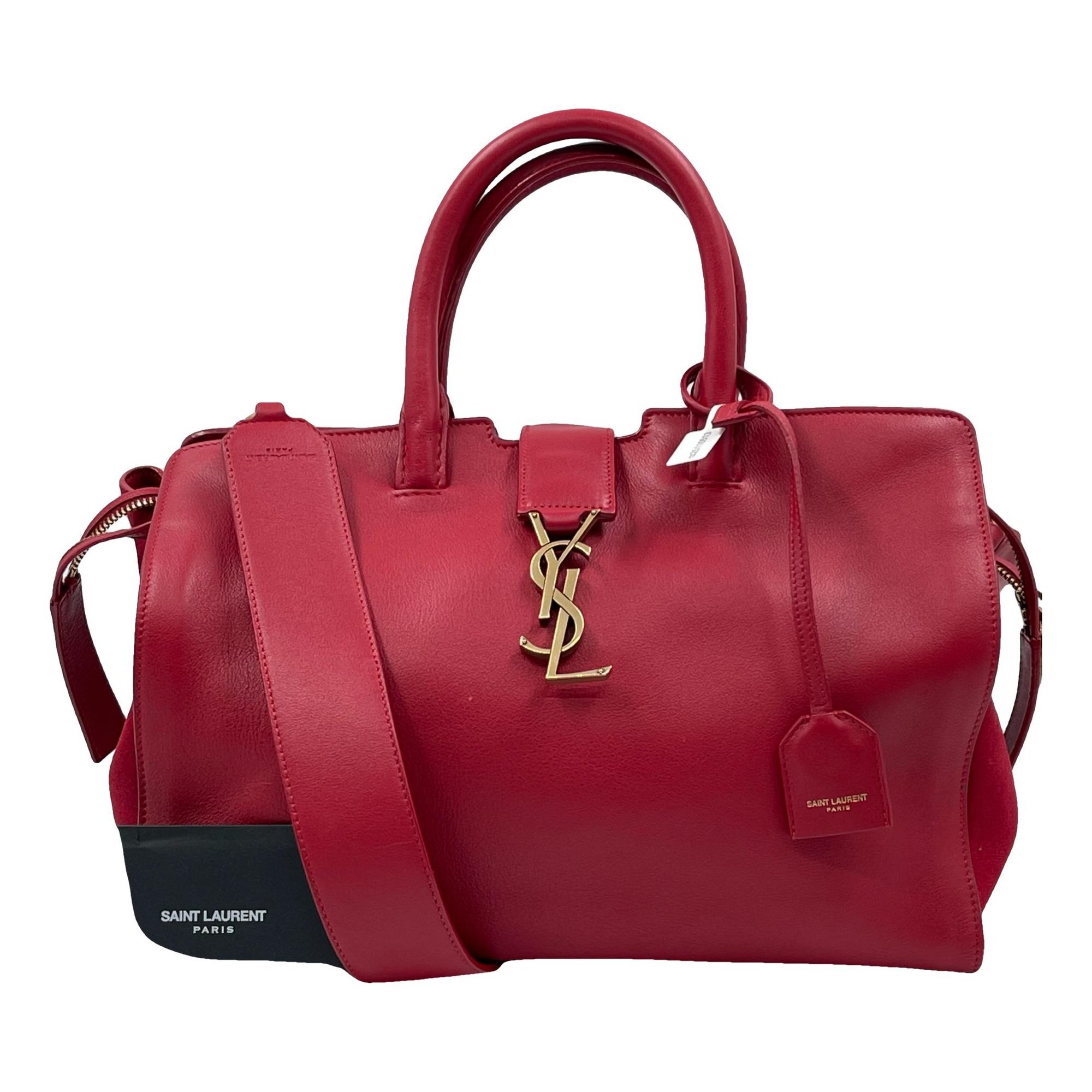 Saint Laurent Monogram Cabas leather crossbody bag