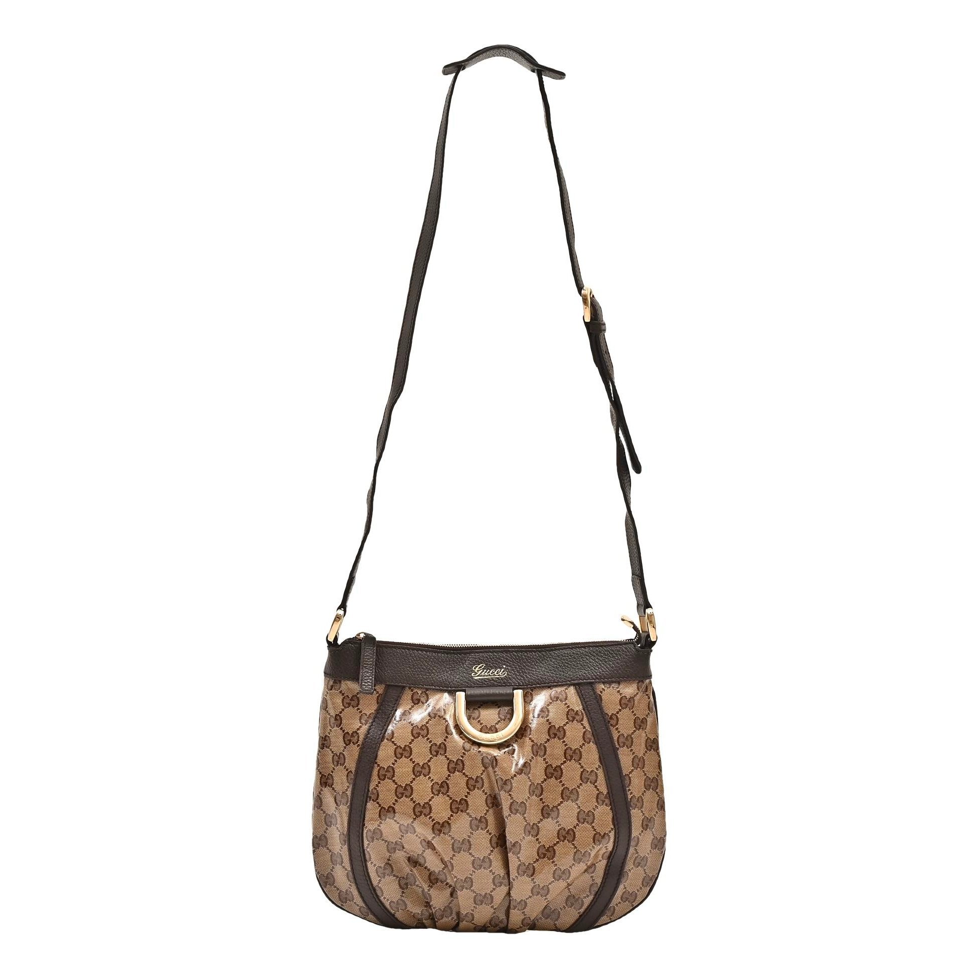 Patent leather crossbody bag