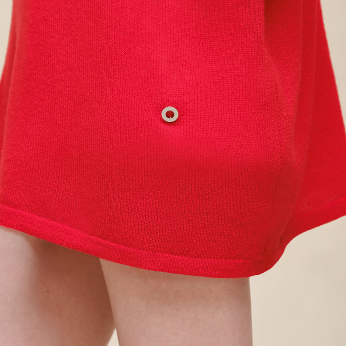 Rouge Amazone Cashmere Long-sleeve Sweater