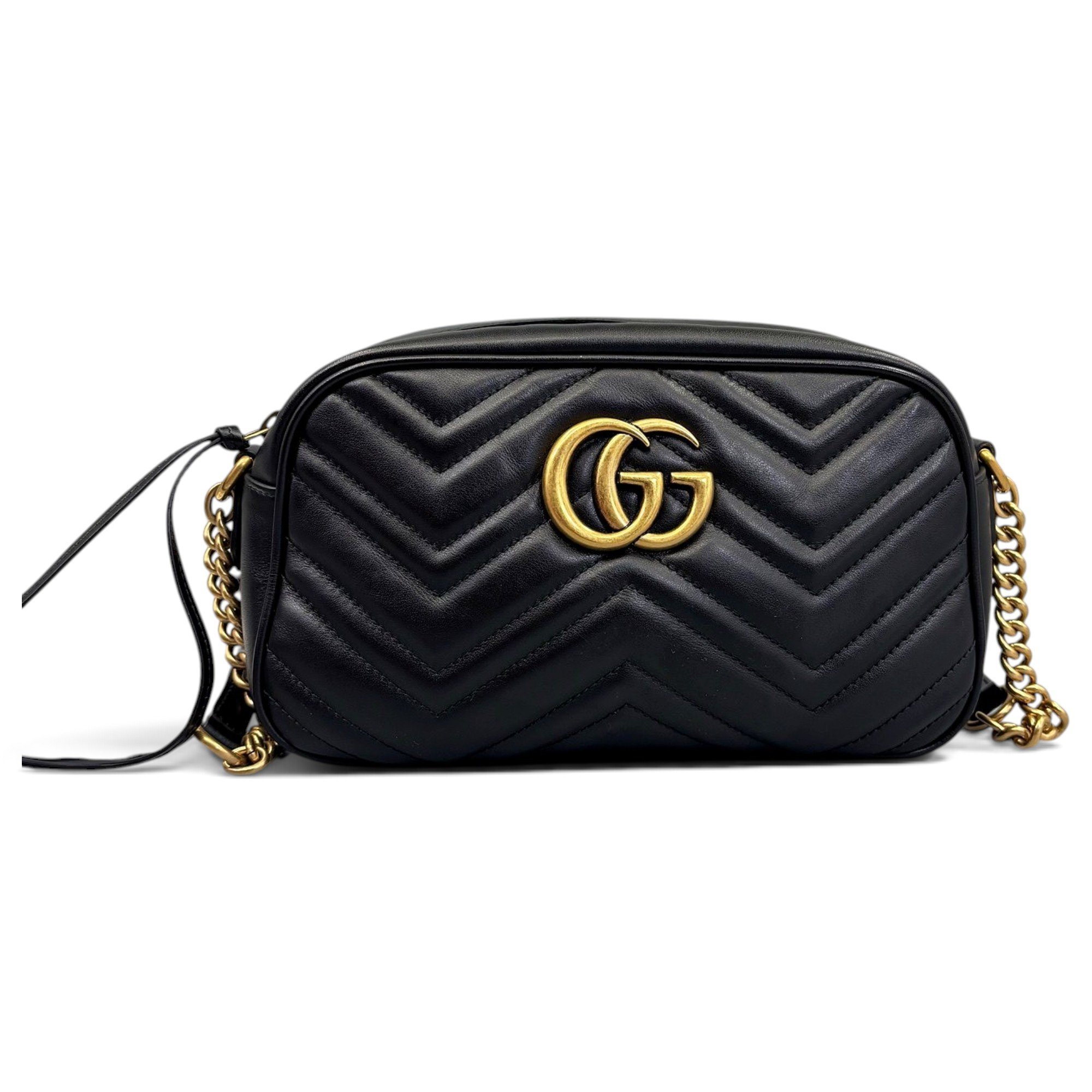 GG Marmont Flap leather handbag