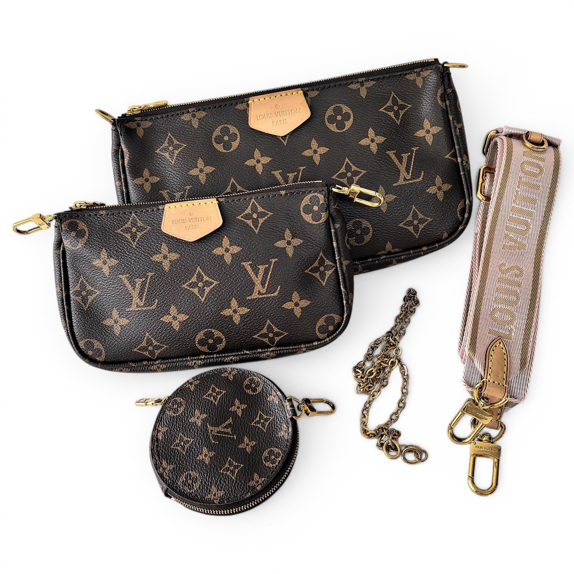 Multi Pochette Accessoires leather handbag