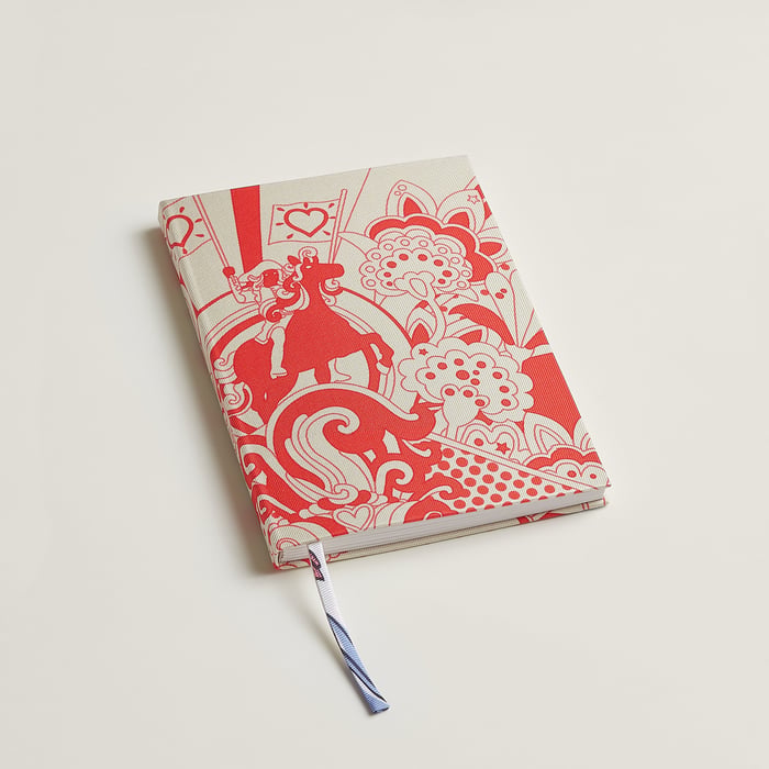 Orange Field "Faubourg Rainbow En Detail" Silk Notebook