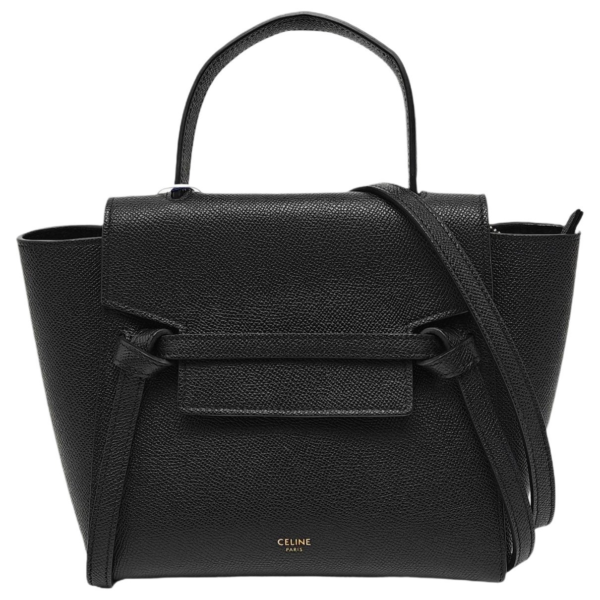 Belt leather handbag