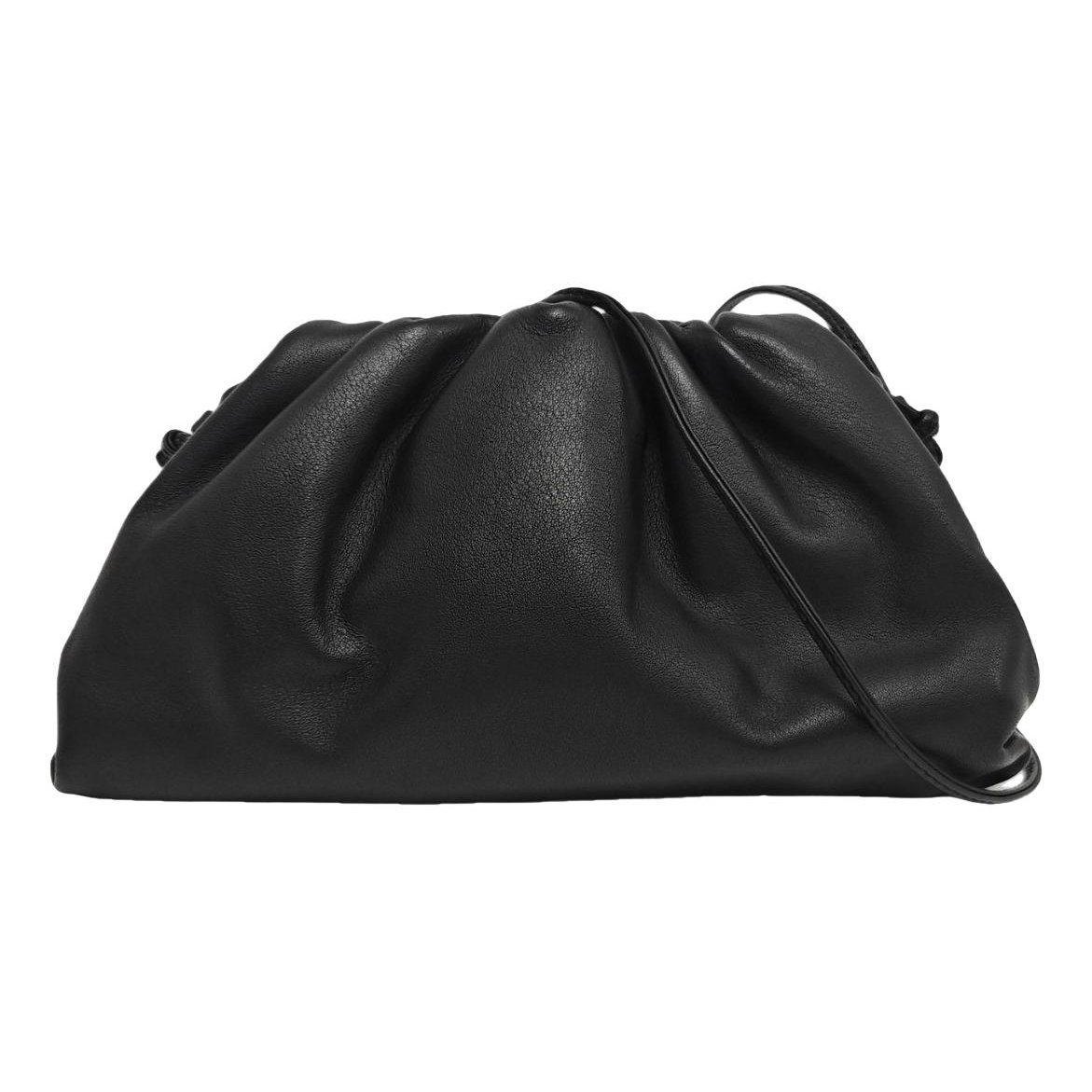 Pouch leather handbag