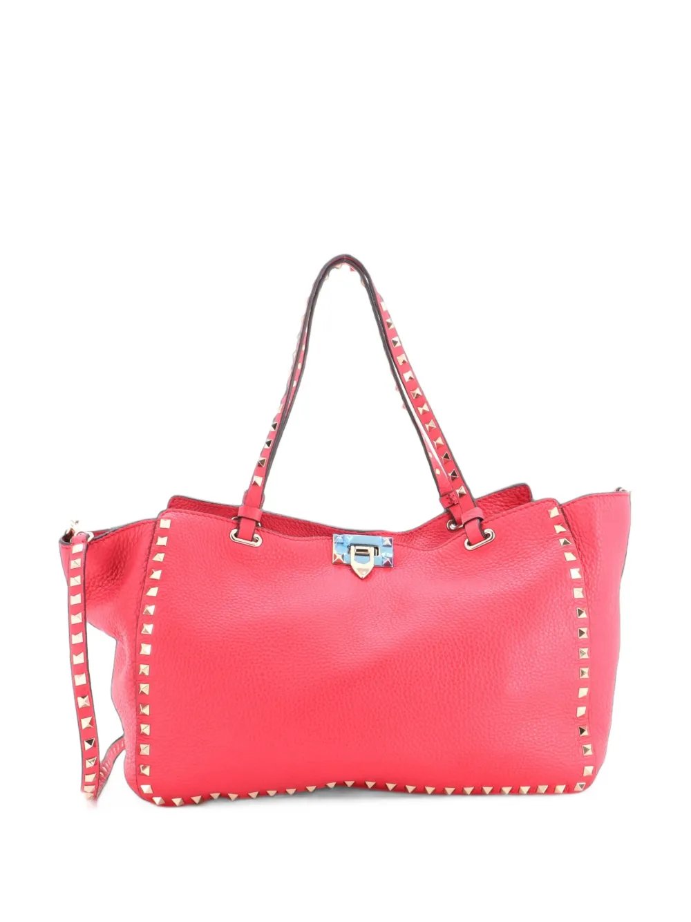 Rockstud Pebbled Leather Medium tote bag