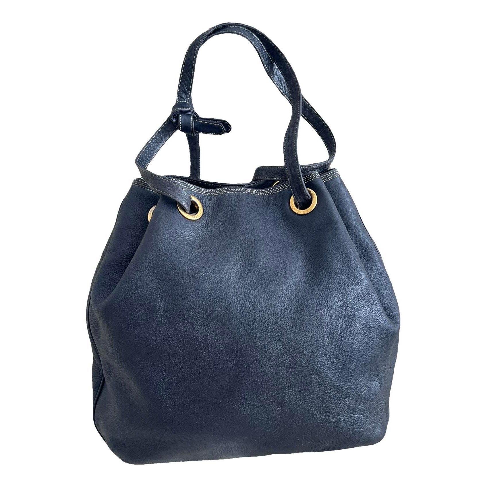Leather handbag
