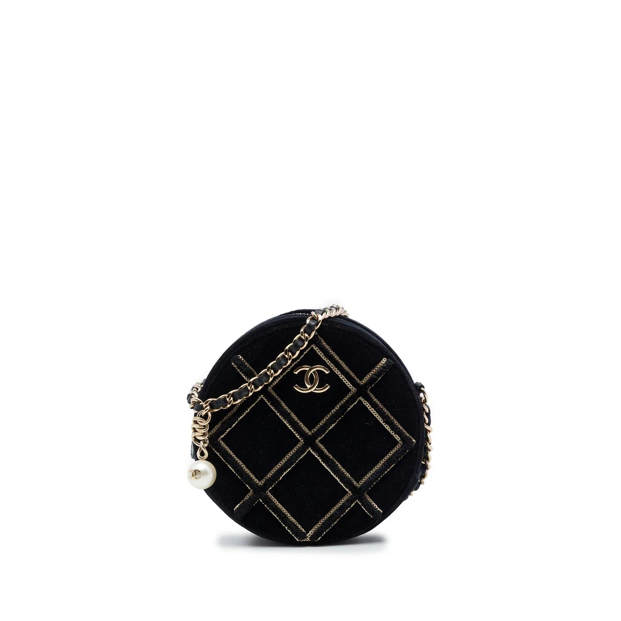 Pearl Bag velvet handbag