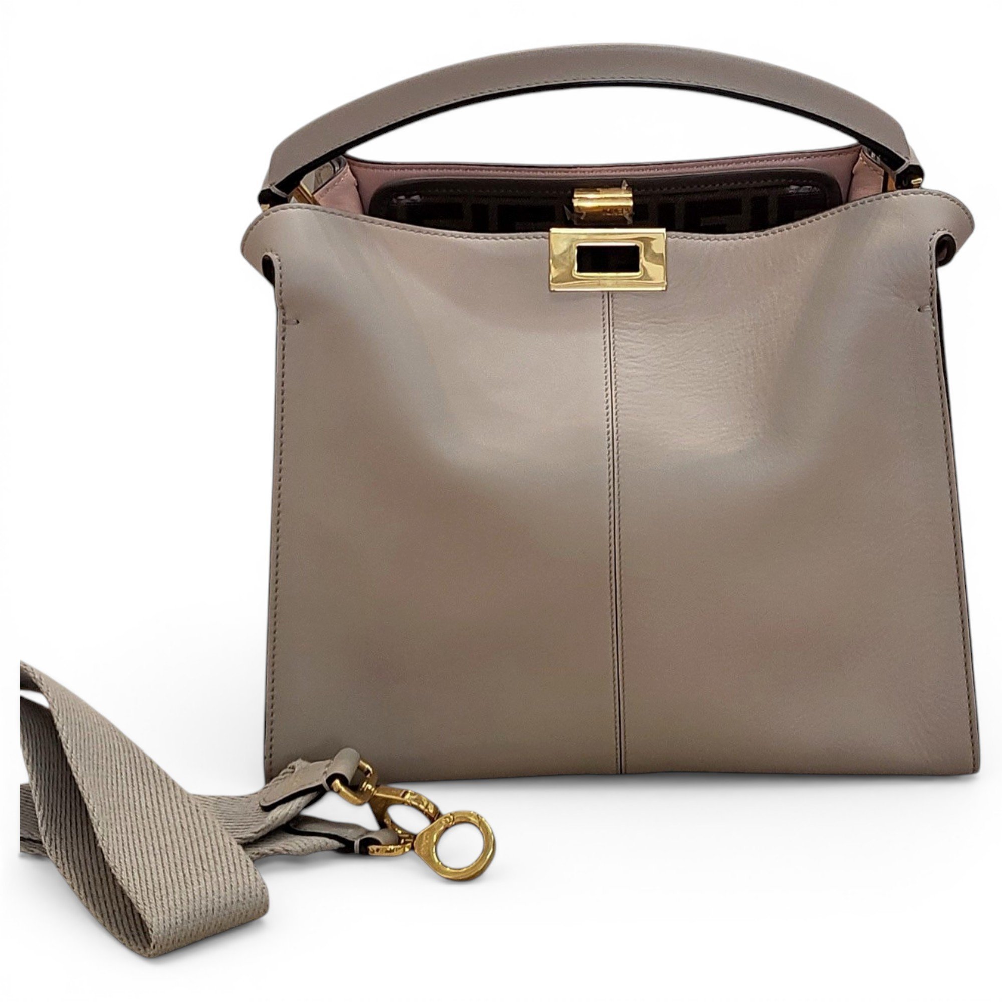 Peekaboo X-Lite leather handbag