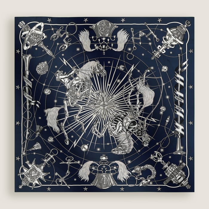 Chorus Stellarum Embroidered Giant Scarf