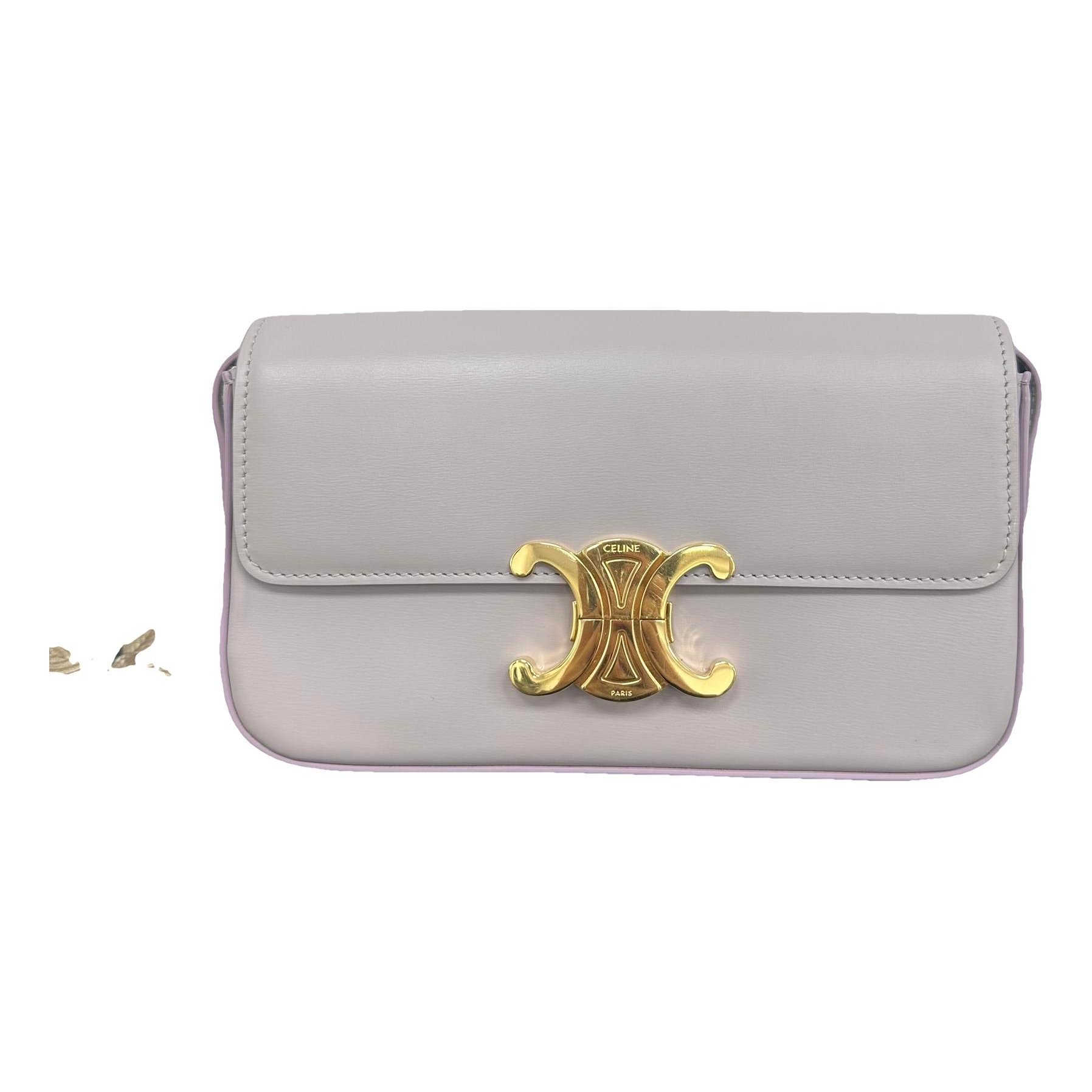 Triomphe Long leather handbag