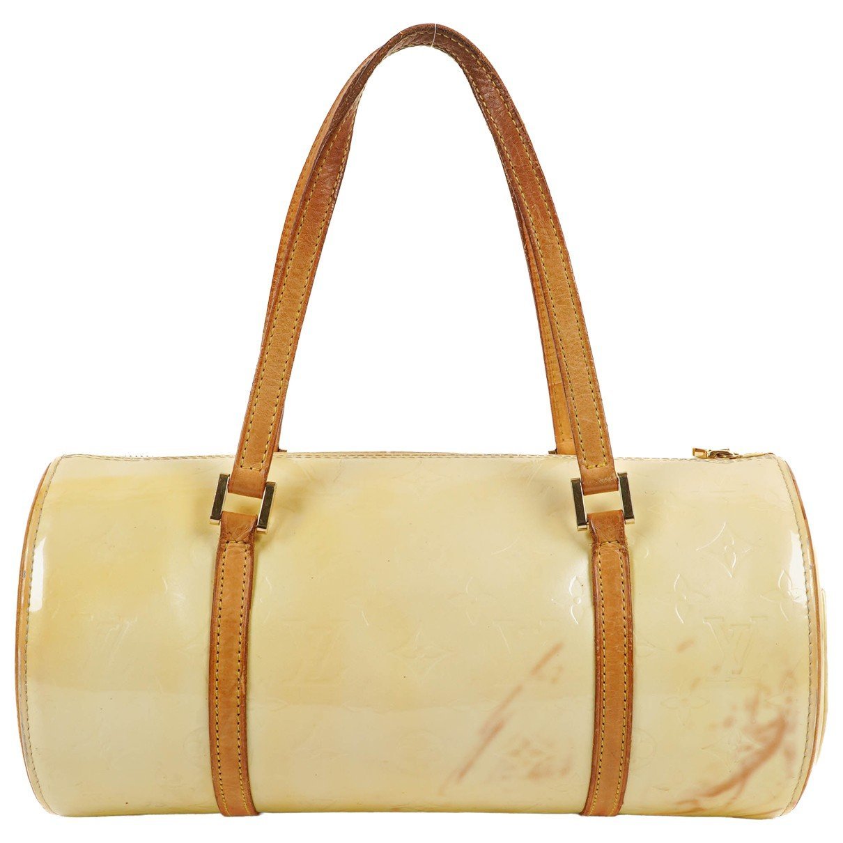 Papillon patent leather handbag