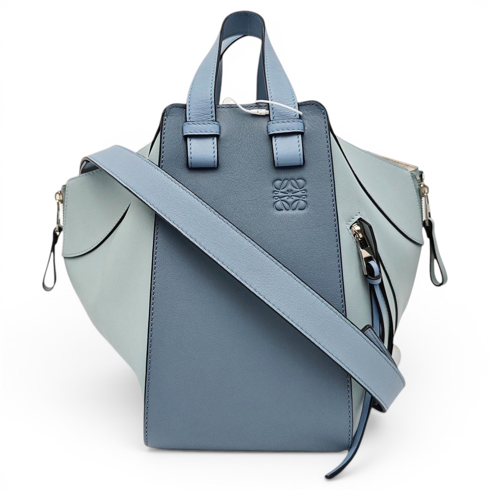 Hammock leather handbag