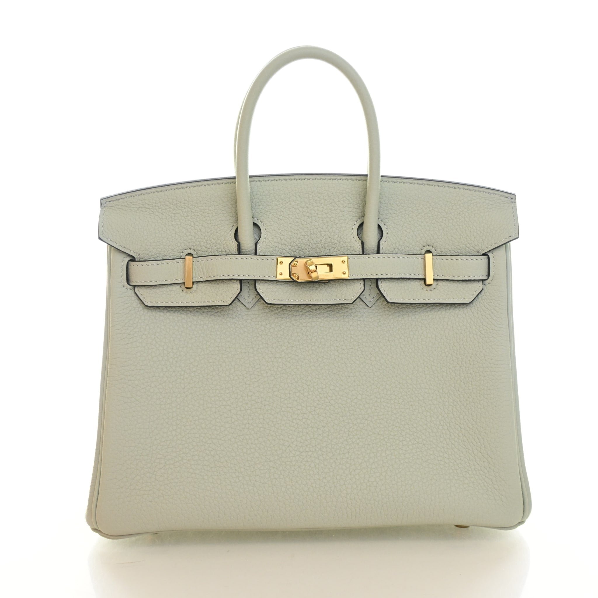 Hermes Gris Neve Togo Birkin 25