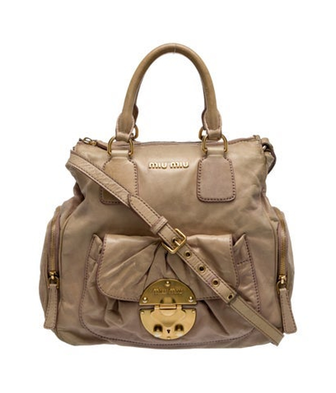 Miu Miu Miu Leather Shoulder Bag