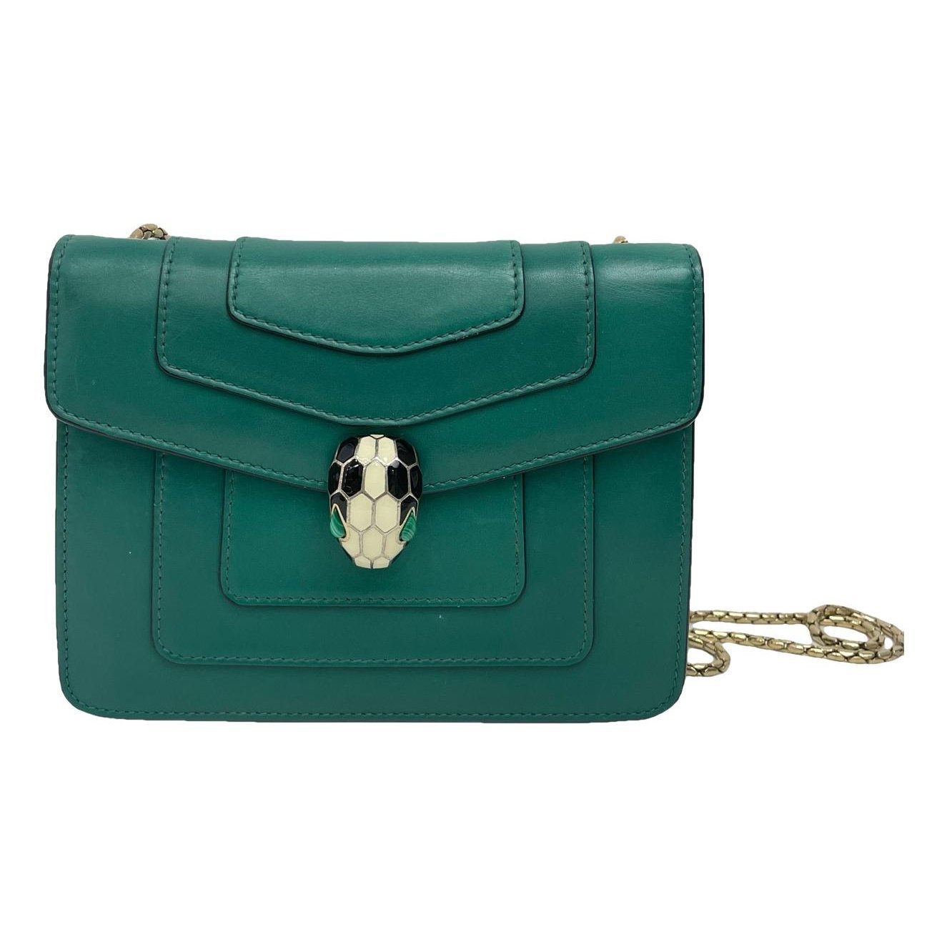 Bvlgari Serpenti leather handbag