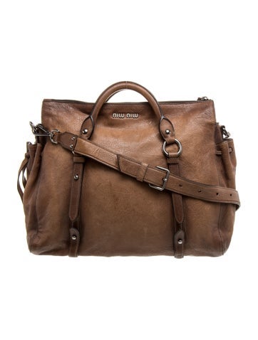 Leather Top Handle Bag