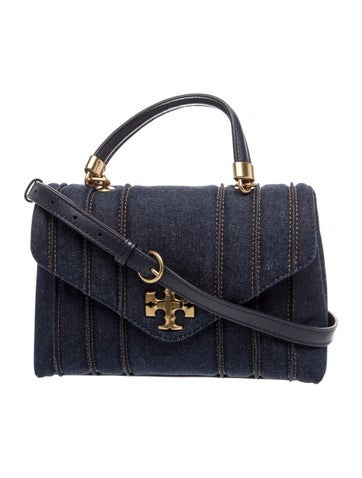 Denim Top Handle Bag