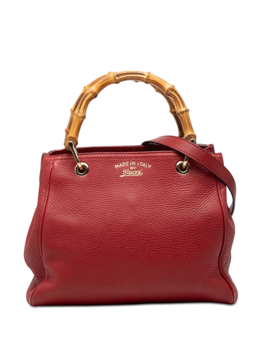 2000-2015 Small Calfskin Bamboo Shopper satchel