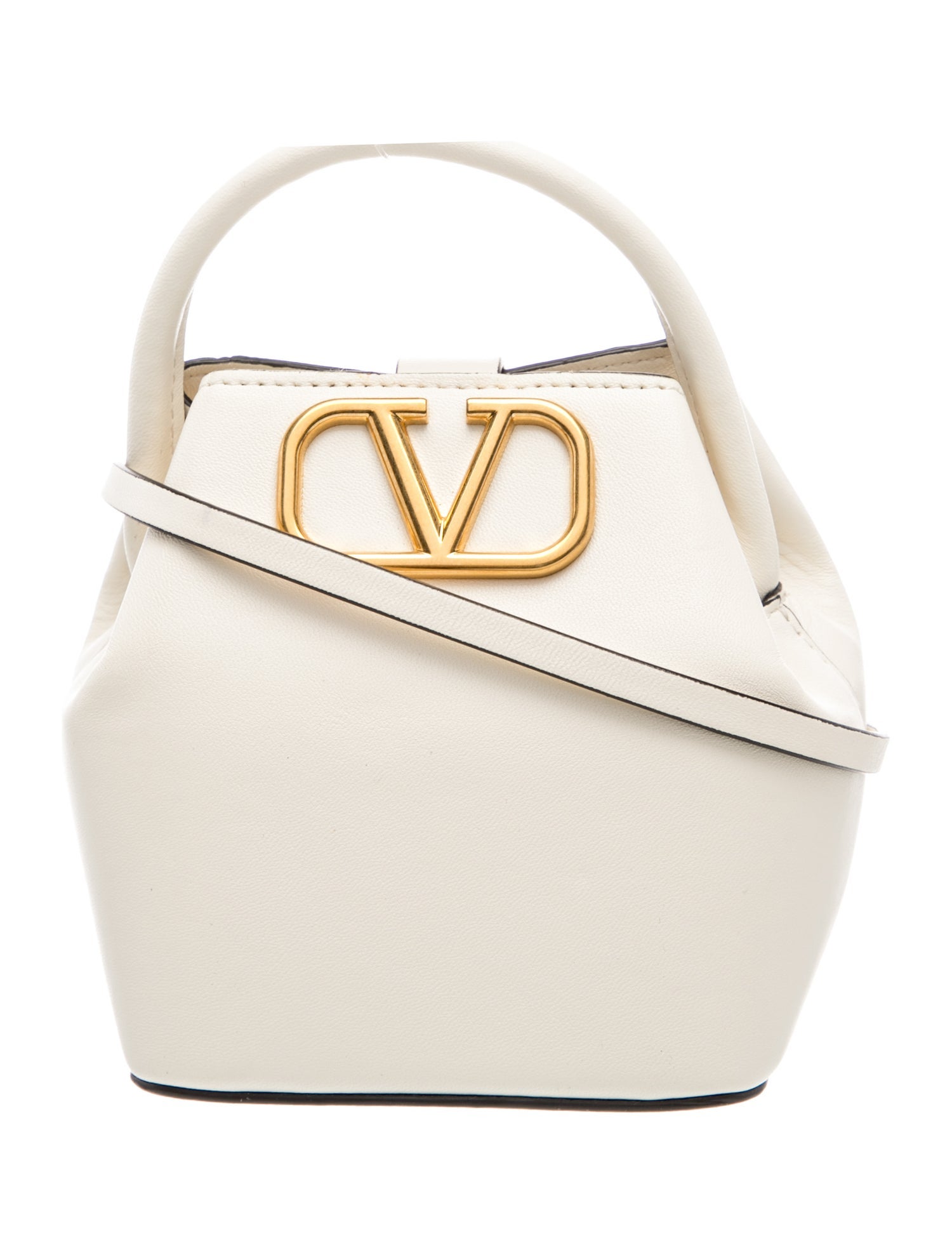 Valentino Leather Bucket Bag