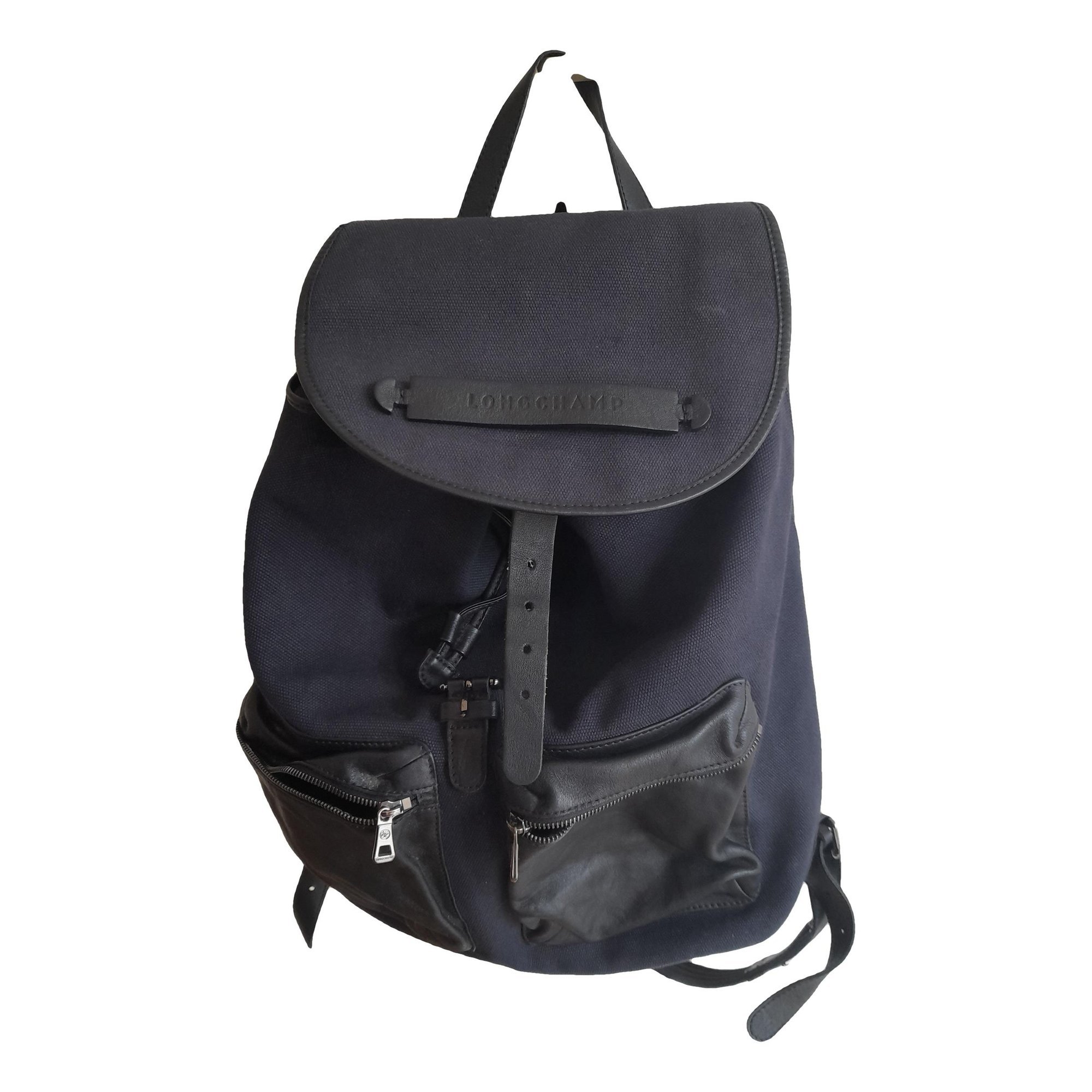 3D leather backpack