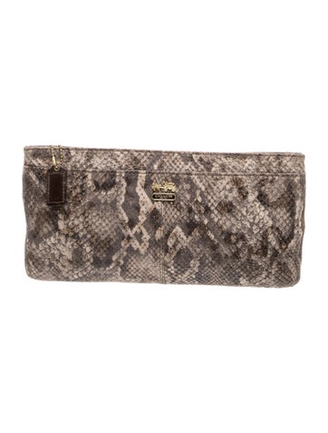 Snakeskin Clutch