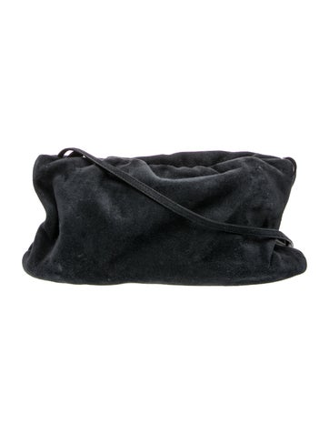 The Row Suede Bourse Suede Shoulder Bag