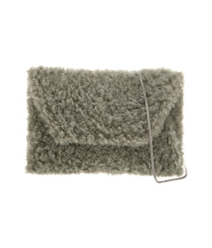Brunello Cucinelli Cucinelli Shearling Clutch