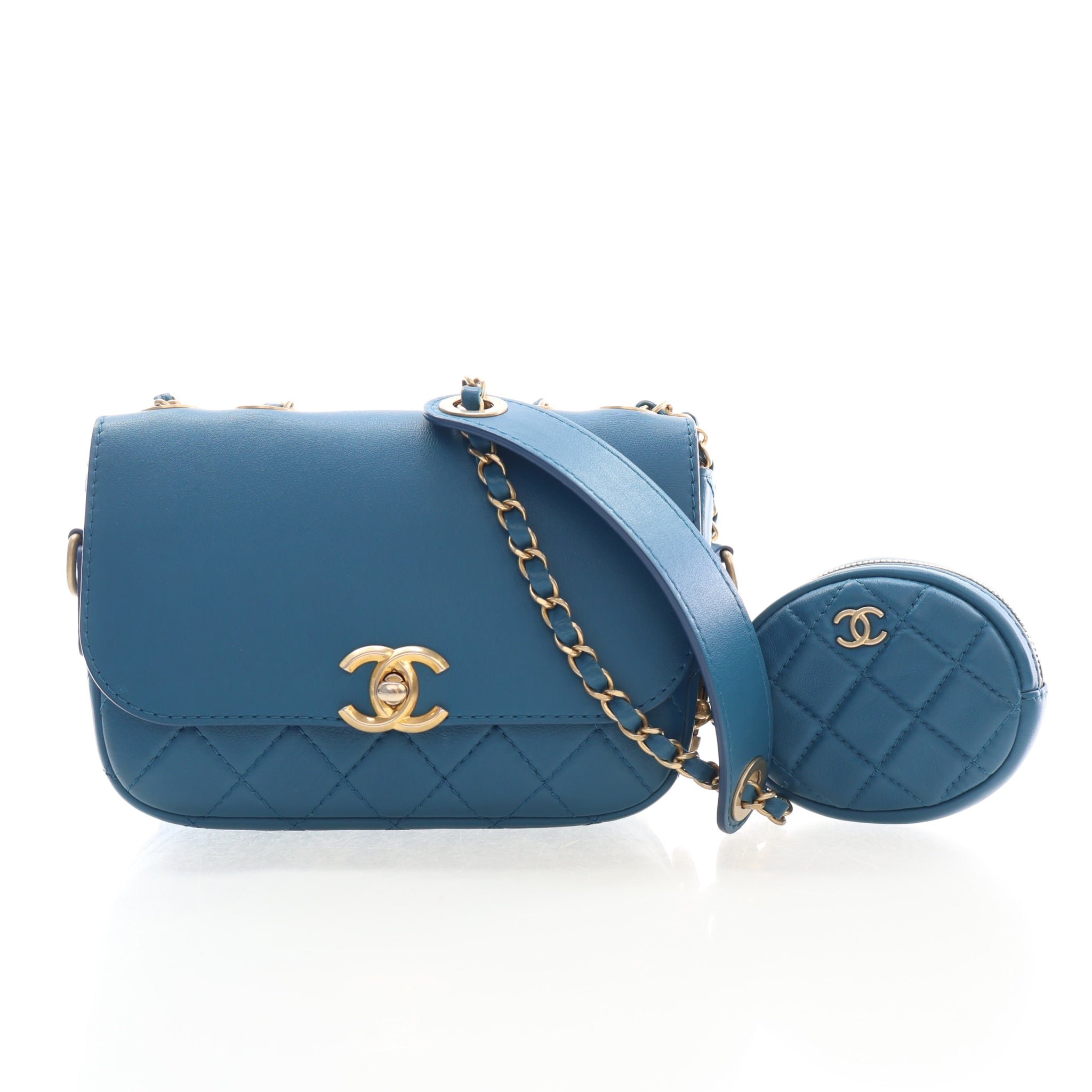 Chanel Small Calfskin Multi Pouch Bag