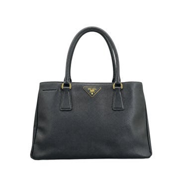 Saffiano Lux Leather Galleria Double Zip Tote Medium