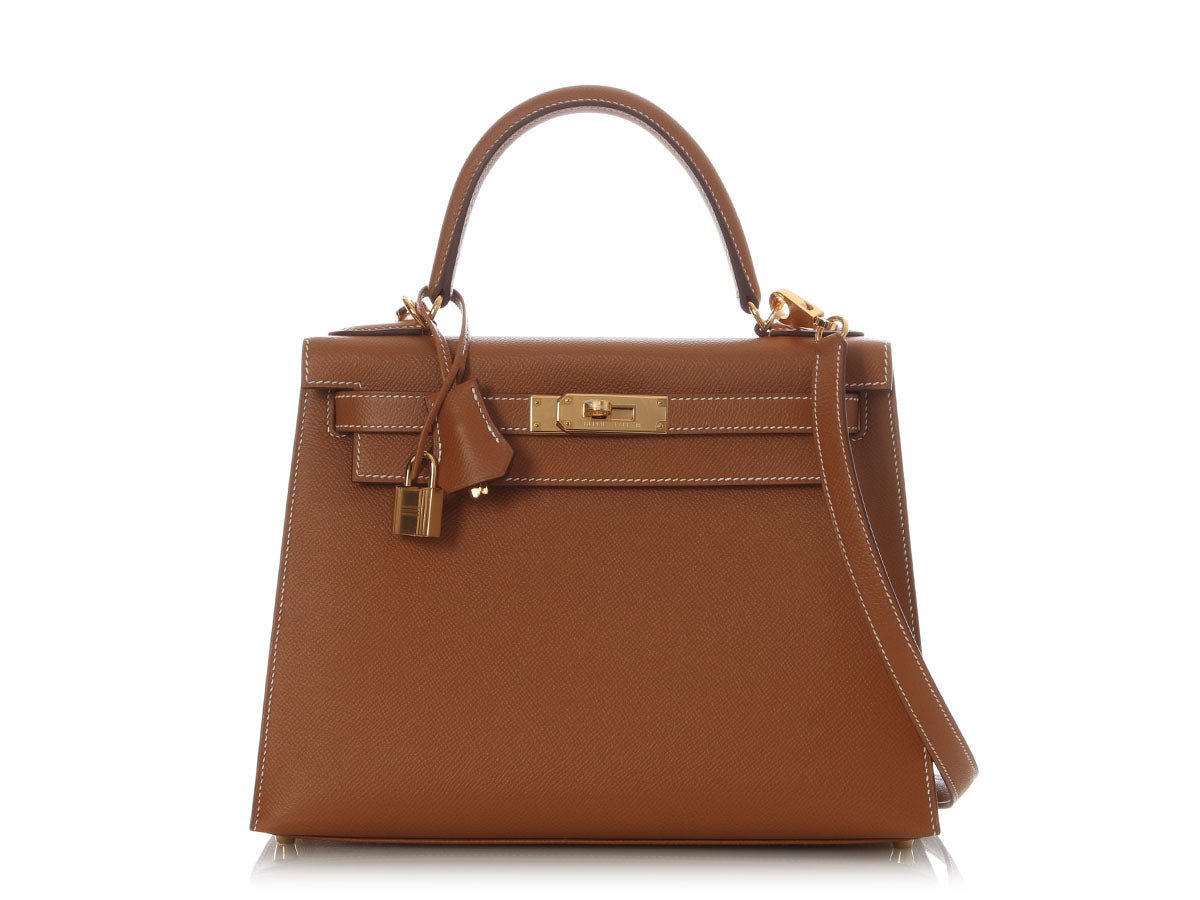 Hermes Hermès Gold Epsom Kelly 28
