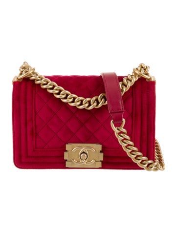 Chanel Small Velvet Boy Bag