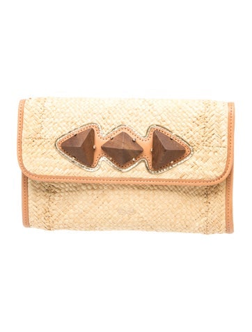 Anya Hindmarch Raffia Clutch