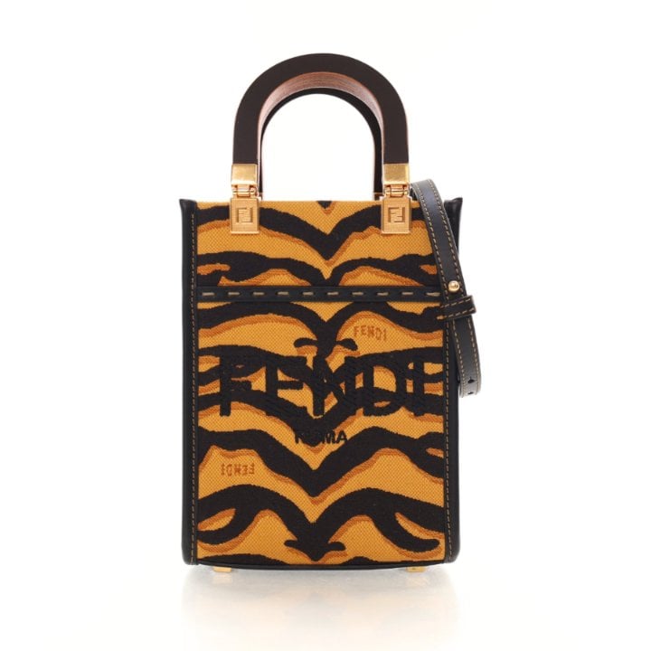 Fendi Mini Canvas Sunshine Shopper