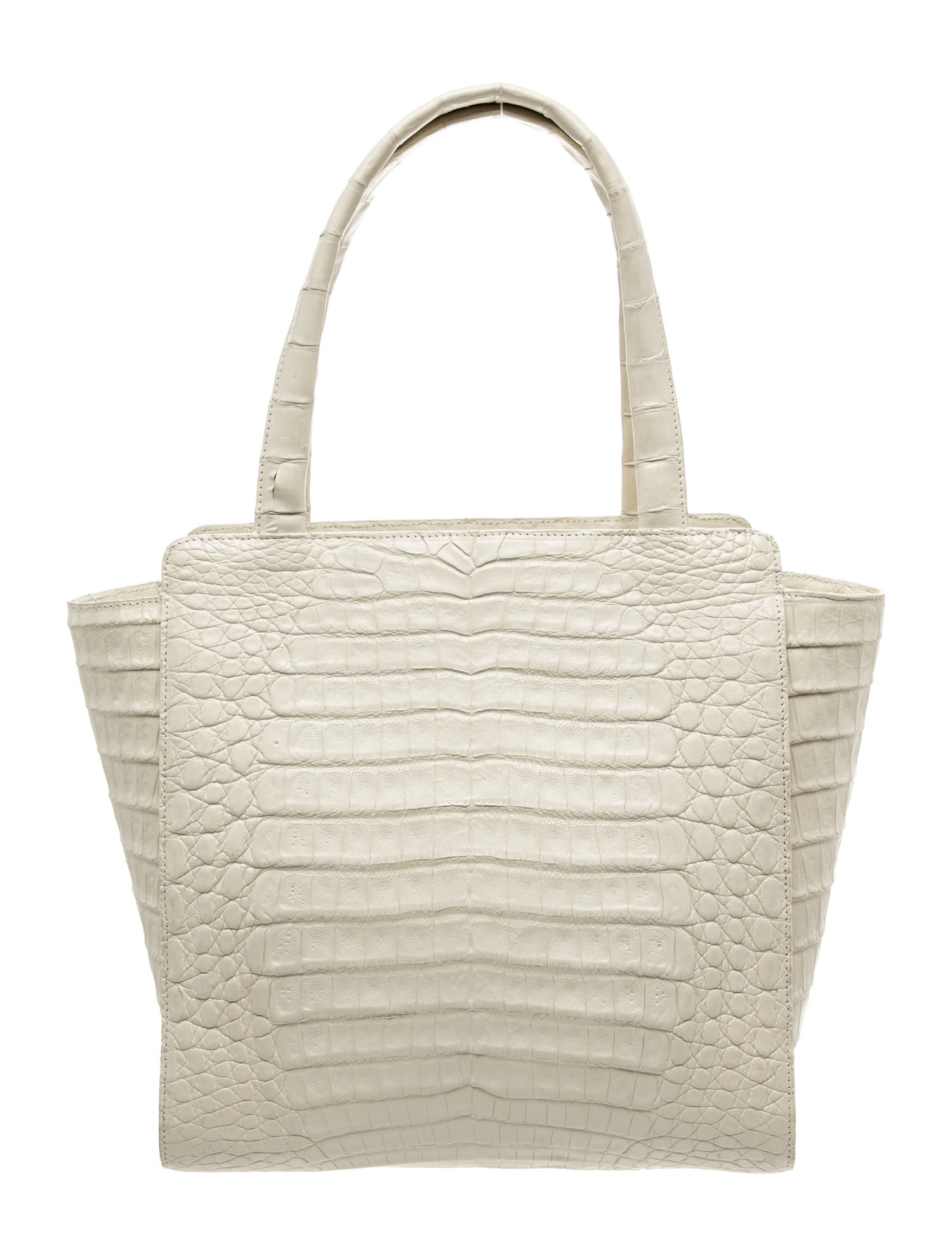 Crocodile Top Handle Bag