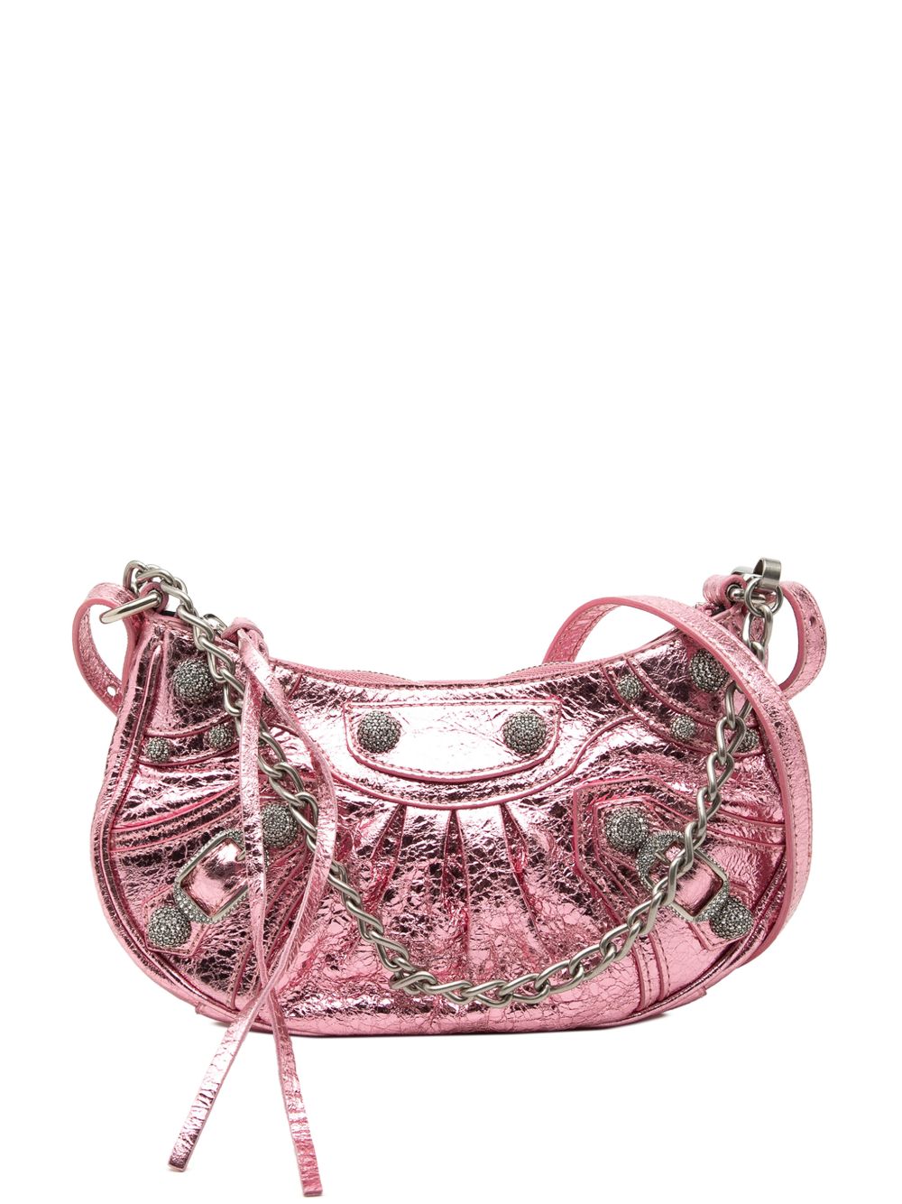 2021 Metallic Lambskin Motocross Le Cagole XS crossbody bag