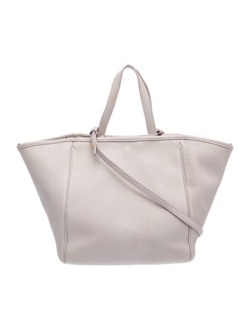 Leather Folded Cabas Small