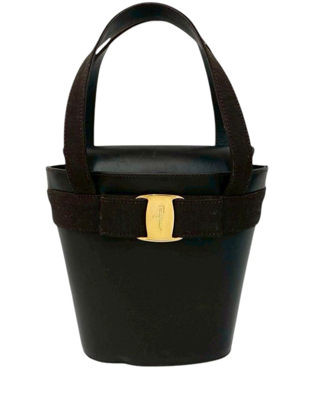 2010-2026 Leather Vara Bow Top Handle bucket bag