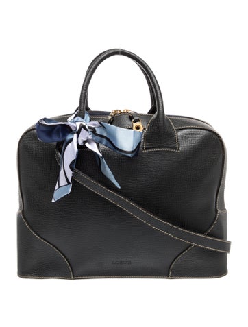 Leather Top Handle Bag Vintage